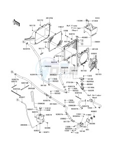 KRF 750 F [TERYX 750 4X4 NRA OUTDOORS] (F8F) F8F drawing RADIATOR