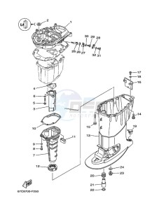 F40BMHDS drawing UPPER-CASING