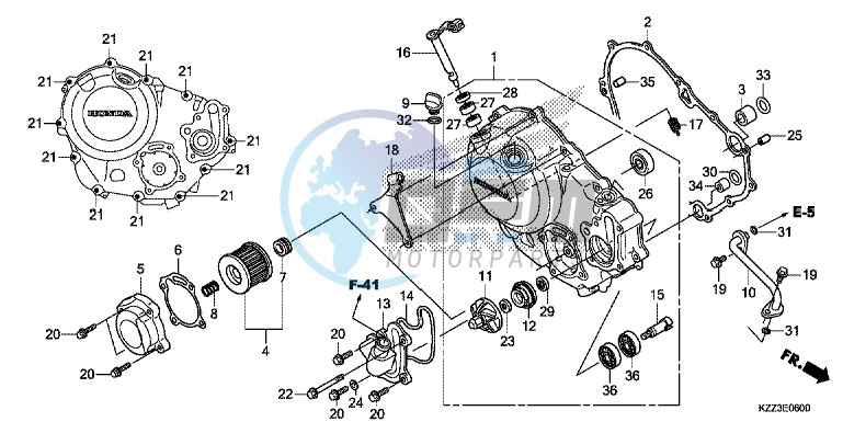 RIGHT CRANKCASE COVER