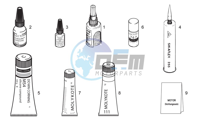 Sealing and lubricating agents