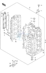 DF 115A drawing Cylinder Block