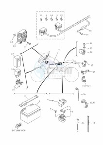 TRACER 700 MTT690-A (B4T1) drawing ELECTRICAL 1