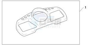 CBR1100XX SUPER BLACKBIRD drawing METER PANEL