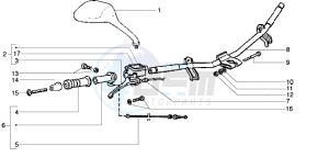 Runner 180 FXR 2t drawing Handlebars component parts