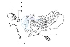 Hexagon 125 LX drawing Starting motor