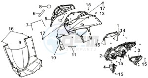 JOYRIDE S 125I (LF12W2-EU) (L7-L9) drawing HEADLIGHT / INDICATORS