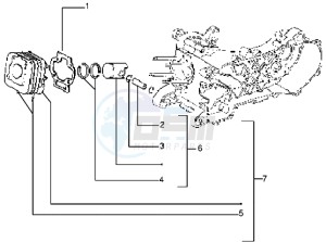 Easy Moving 50 drawing Cylinder-piston-wrist pin assy