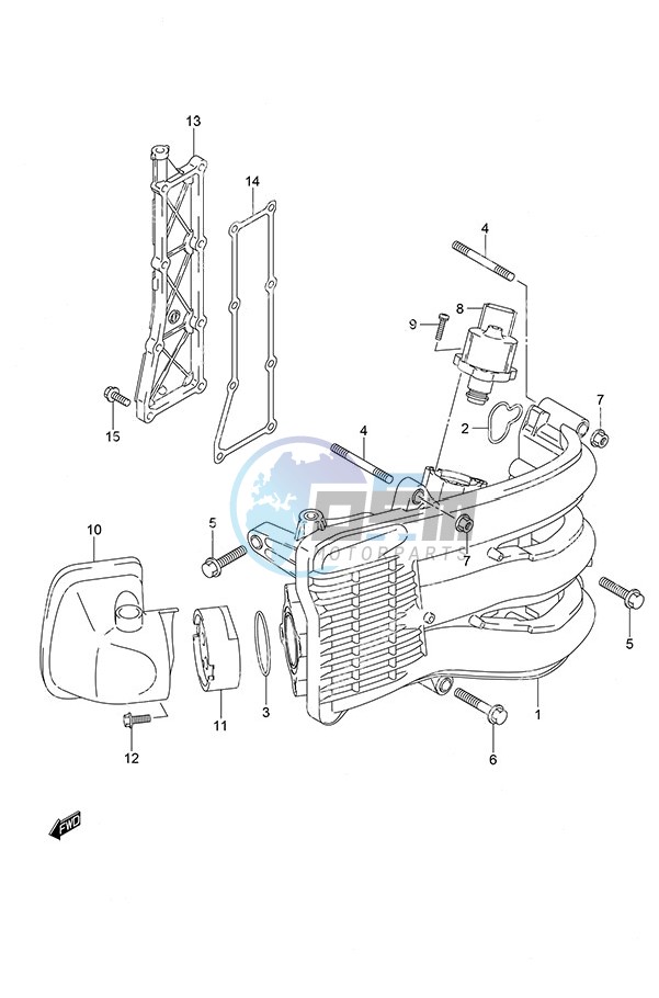 Intake Manifold/Silencer/Exhaust Cover