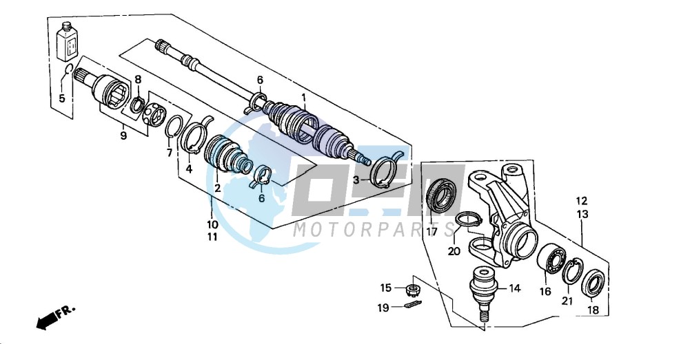 KNUCKLE (TRX350FM/FE)