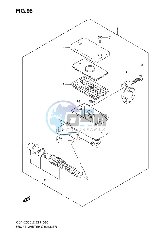 FRONT MASTER CYLINDER