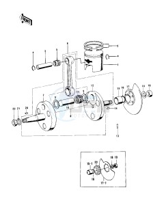 KD 100 M (M1-M4) drawing CRANKSHAFT_PISTON_ROTARY VALVE