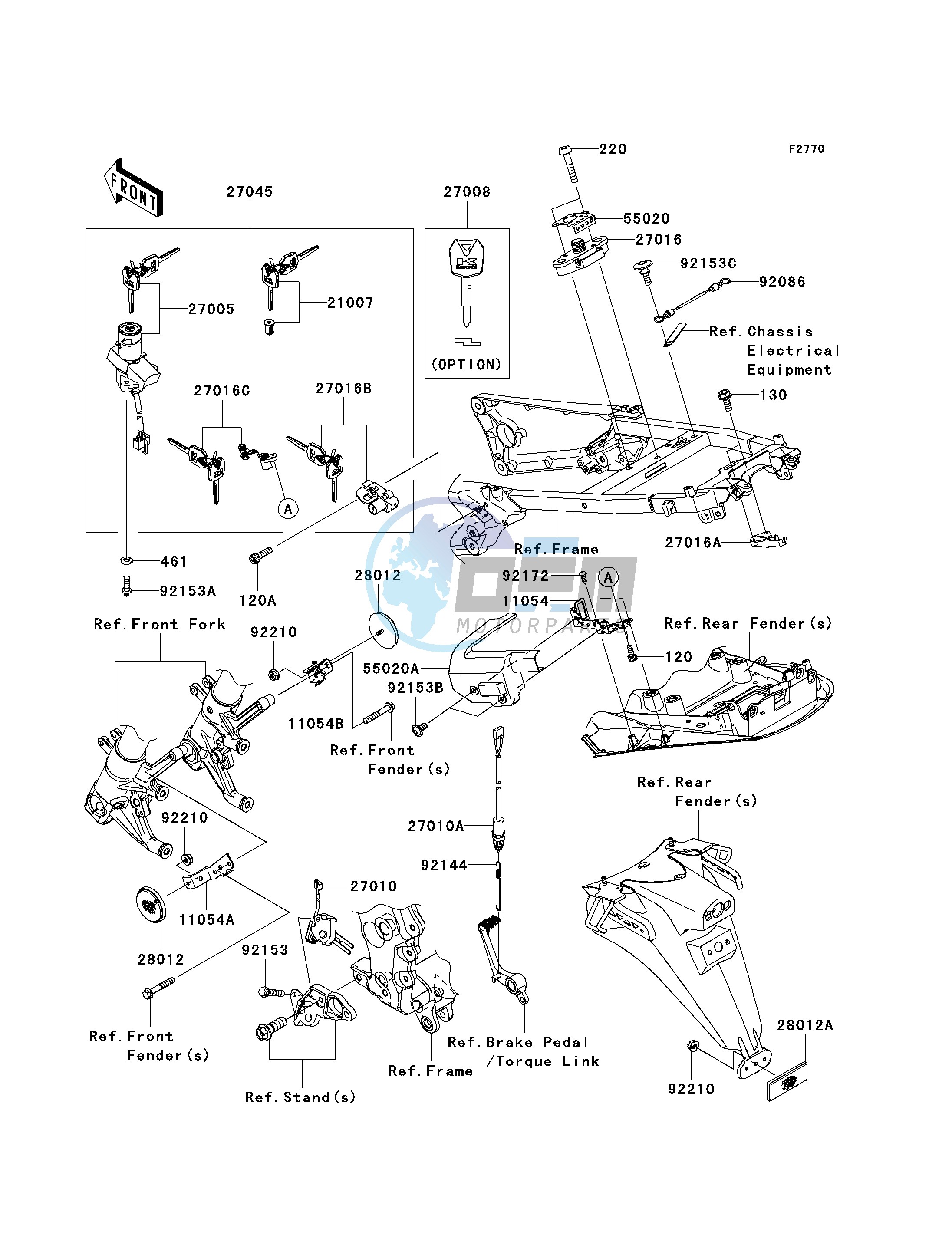 IGNITION SWITCH_LOCKS_REFLECTORS