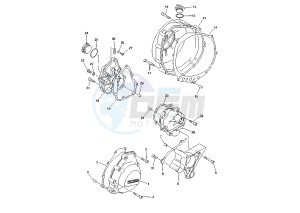 YZF R7 OW02 750 drawing CRANKCASE COVER