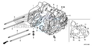 TRX90XH Europe Direct - (ED) drawing CRANKCASE