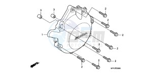 CB1000RB drawing A.C. GENERATOR COVER