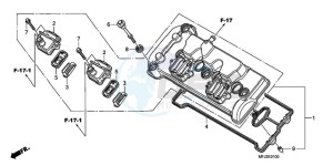 CBR600RR9 UK - (E / MK) drawing CYLINDER HEAD COVER