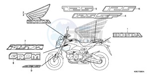 MSX125AH Europe Direct - (ED) drawing MARK