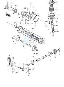 KZ 1300 B [B2] drawing WATER PUMP