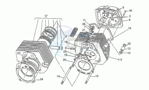 Nevada 750 drawing Cylinder head