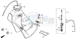 CRM50R drawing FUEL TANK