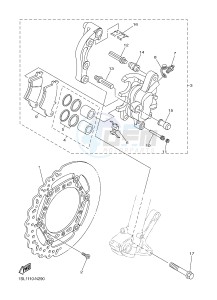 YZ250FX (B292 B293 B294 B294 B295) drawing FRONT BRAKE CALIPER