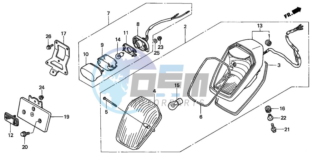 TAILLIGHT (BR/E/ED/EK/F/KO/U)