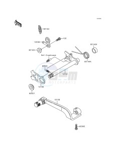 KDX 200 E [KDX200] (E4-E6)) [KDX200] drawing GEAR CHANGE MECHANISM