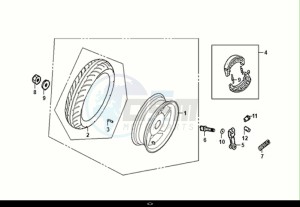 ORBIT III 50 (XE05W2-EU) (E5) (M1) drawing REAR WHEEL