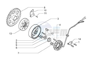 Beverly 500 drawing Flywheel magneto