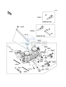 VERSYS_ABS KLE650DBF GB XX (EU ME A(FRICA) drawing Throttle