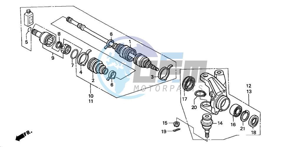 KNUCKLE (TRX350FM/FE)