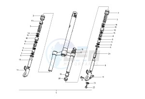 NRG PUREJET 50 drawing Front Fork