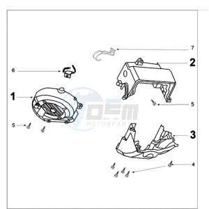 FIGHT 3 A 4T LE MANS drawing ENGINE COVER