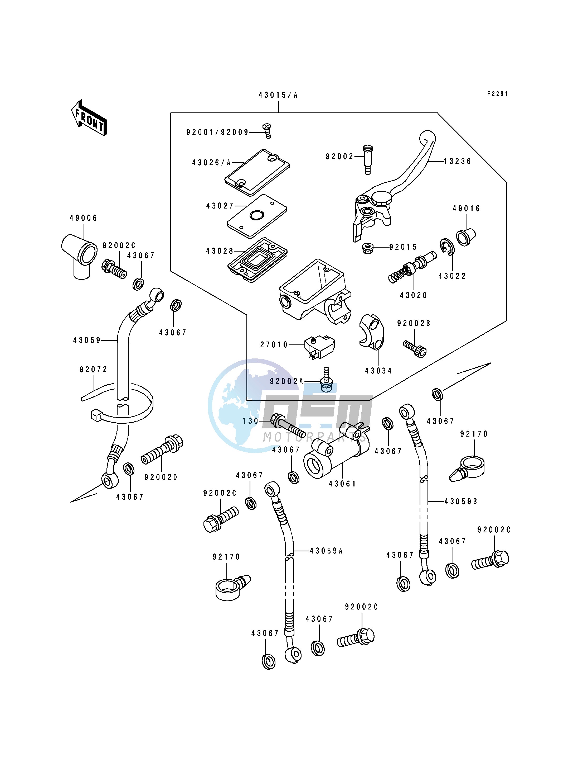 FRONT MASTER CYLINDER