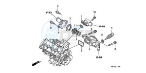 CB600FAA Australia - (U / ABS) drawing THERMOSTAT