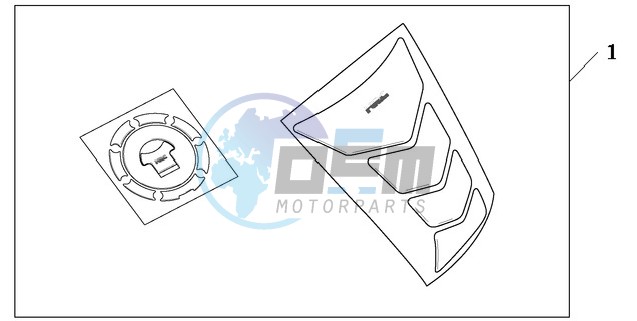 TANKPAD / FUEL LID COVER