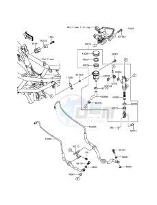 NINJA_250SL_ABS BX250BFSA XX (EU ME A(FRICA) drawing Rear Master Cylinder