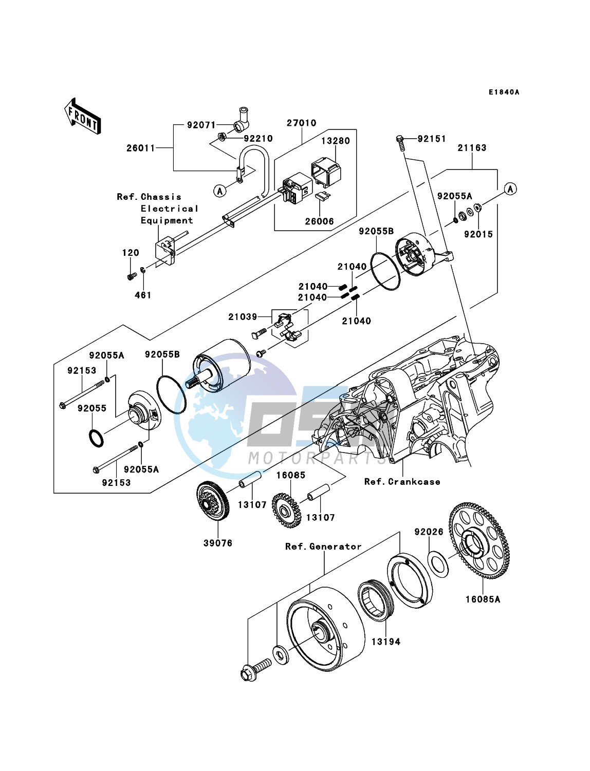 Starter Motor(ER650AE046805-)