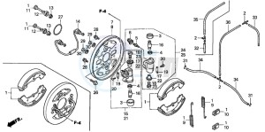 TRX350TM RANCHER drawing FRONT BRAKE PANEL