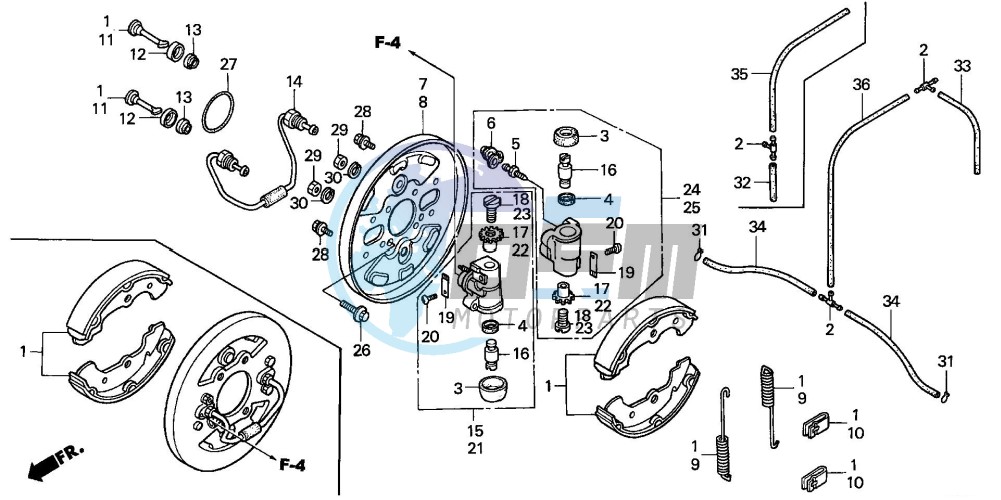 FRONT BRAKE PANEL