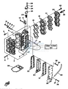 30D drawing CYLINDER--CRANKCASE