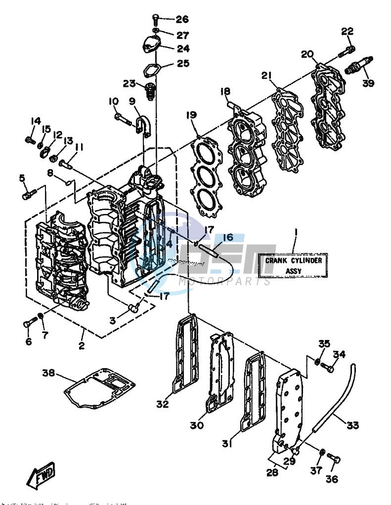 CYLINDER--CRANKCASE