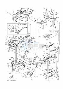 YZF320-A YZF-R3 (B7P6) drawing COWLING 1