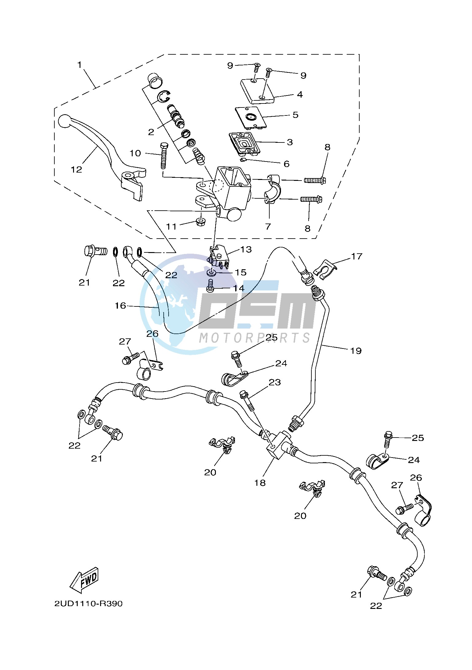 FRONT MASTER CYLINDER