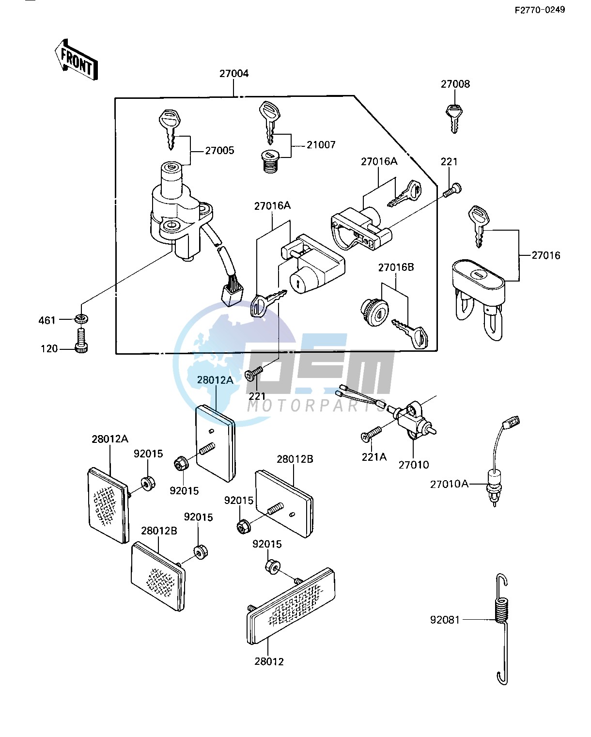 IGNITION SWITCH_LOCKS_REFLECTORS