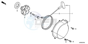 TRX500FMD TRX500FM Europe Direct - (ED) drawing RECOIL STARTER