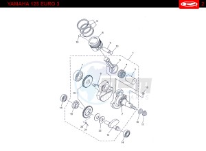 TANGO 125 PRO drawing T02  CRANKSHAFT