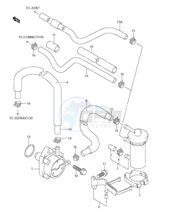 DF 90 drawing Fuel Pump (S/N 680686 & Newer)