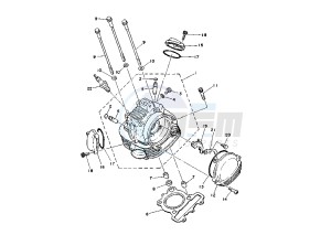 SR 125 drawing CYLINDER HEAD