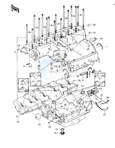 KZ 1300 A (A1-A3) drawing CRANKCASE